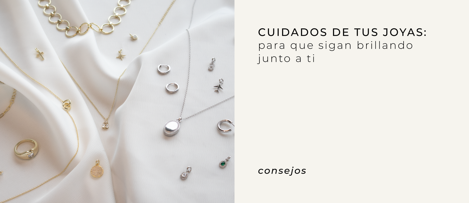 Cómo cuidar tus joyas de plata y baño de oro para que luzcan como nuevas