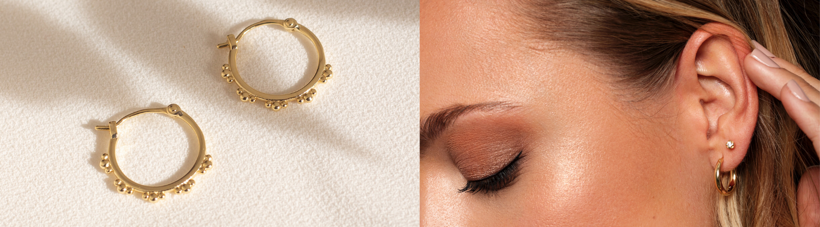 AROS BAÑO DE ORO 18K