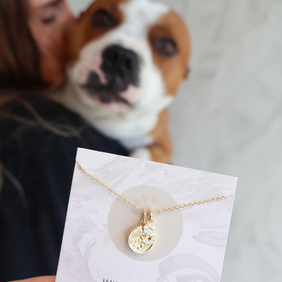 COLLAR SAM BAÑO DE ORO + INICIAL