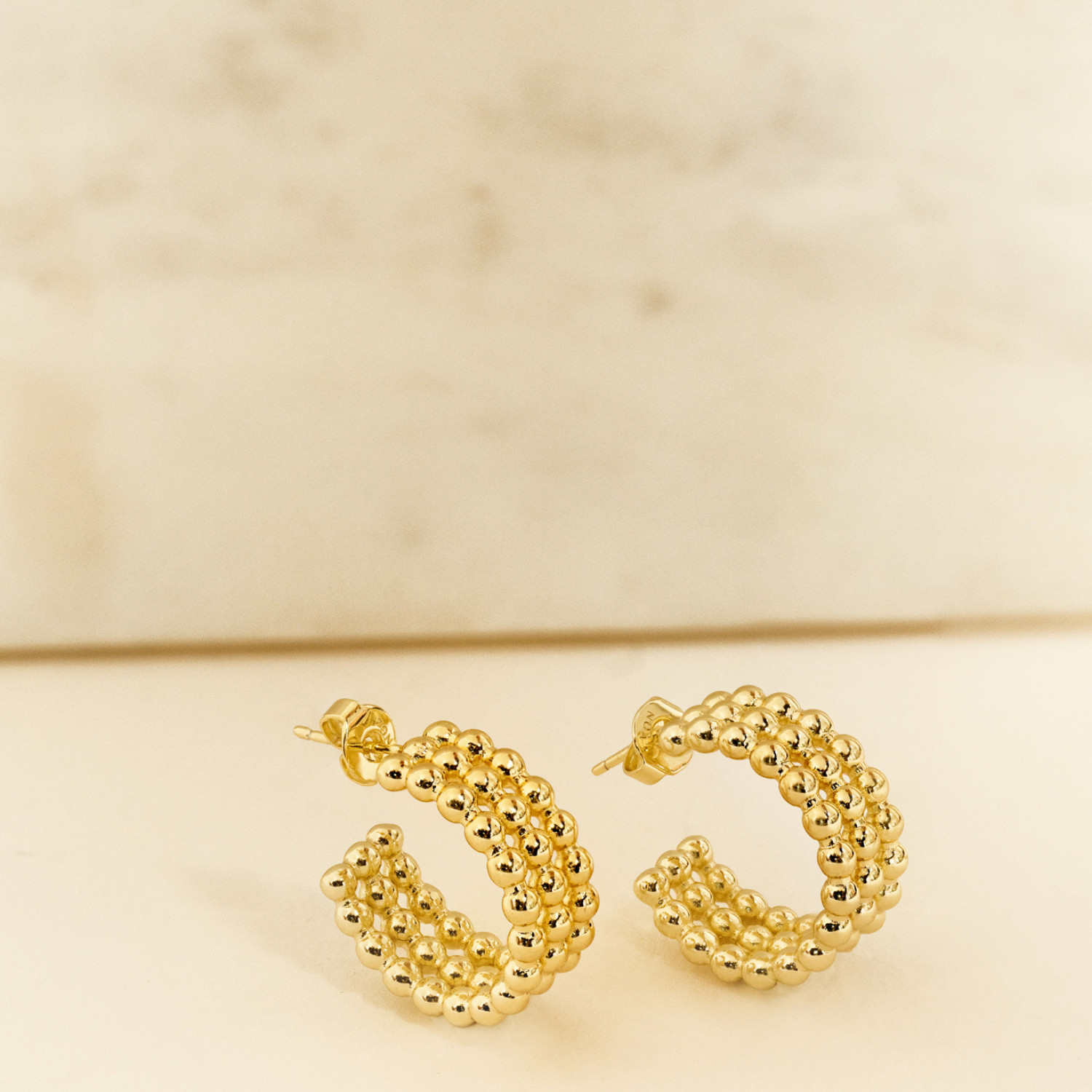 ARGOLLAS DOT BAÑO DE ORO