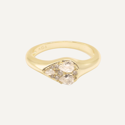 ANILLO GRETA BAÑO DE ORO