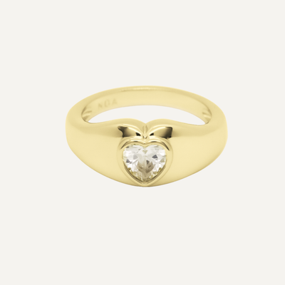 ANILLO AMORE BAÑO DE ORO