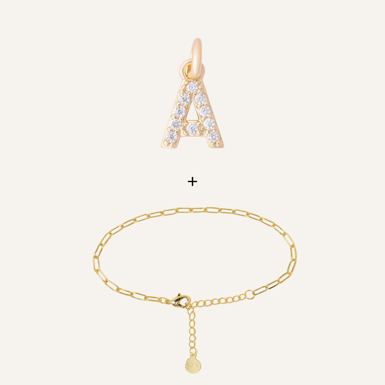 PACK PULSERA ADA + INICIAL