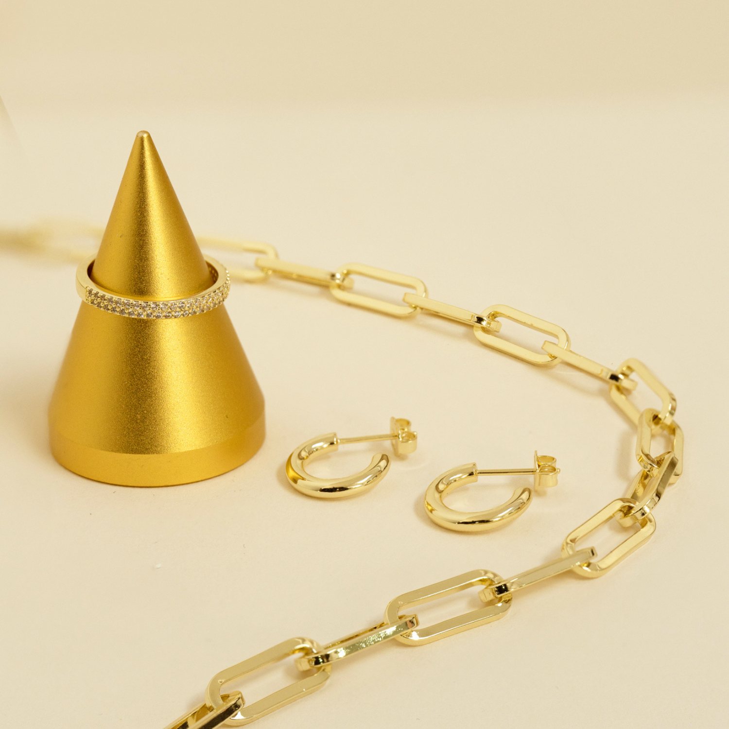 COLLAR NILA BAÑO DE ORO