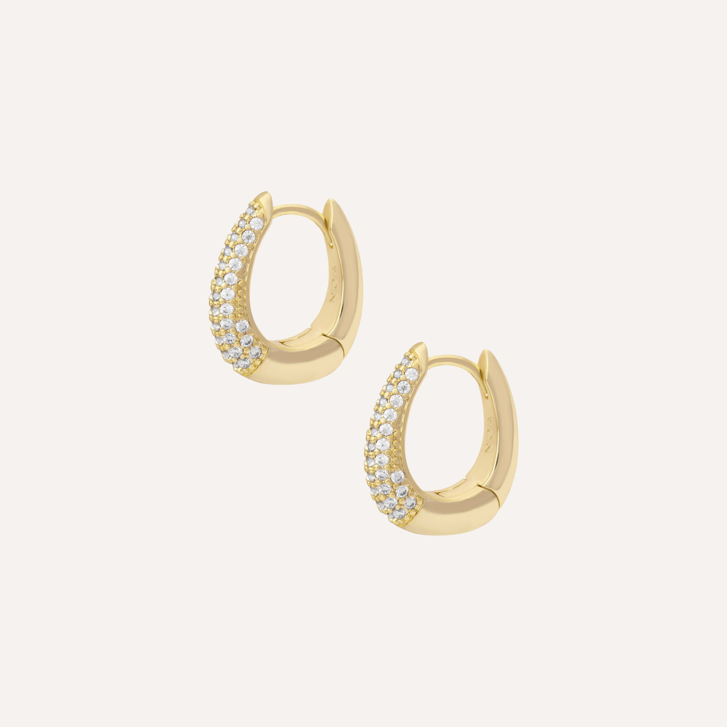ARGOLLAS DAISY BAÑO DE ORO