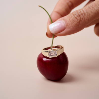 ANILLO LINA BAÑO DE ORO