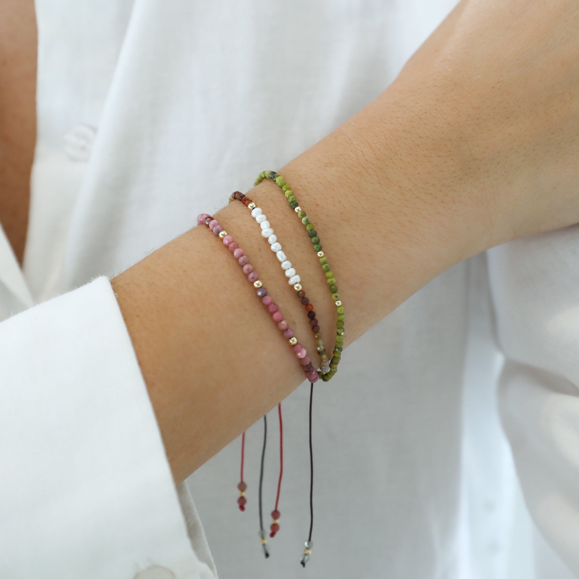 PULSERA DE HILO PIEDRAS NATURALES