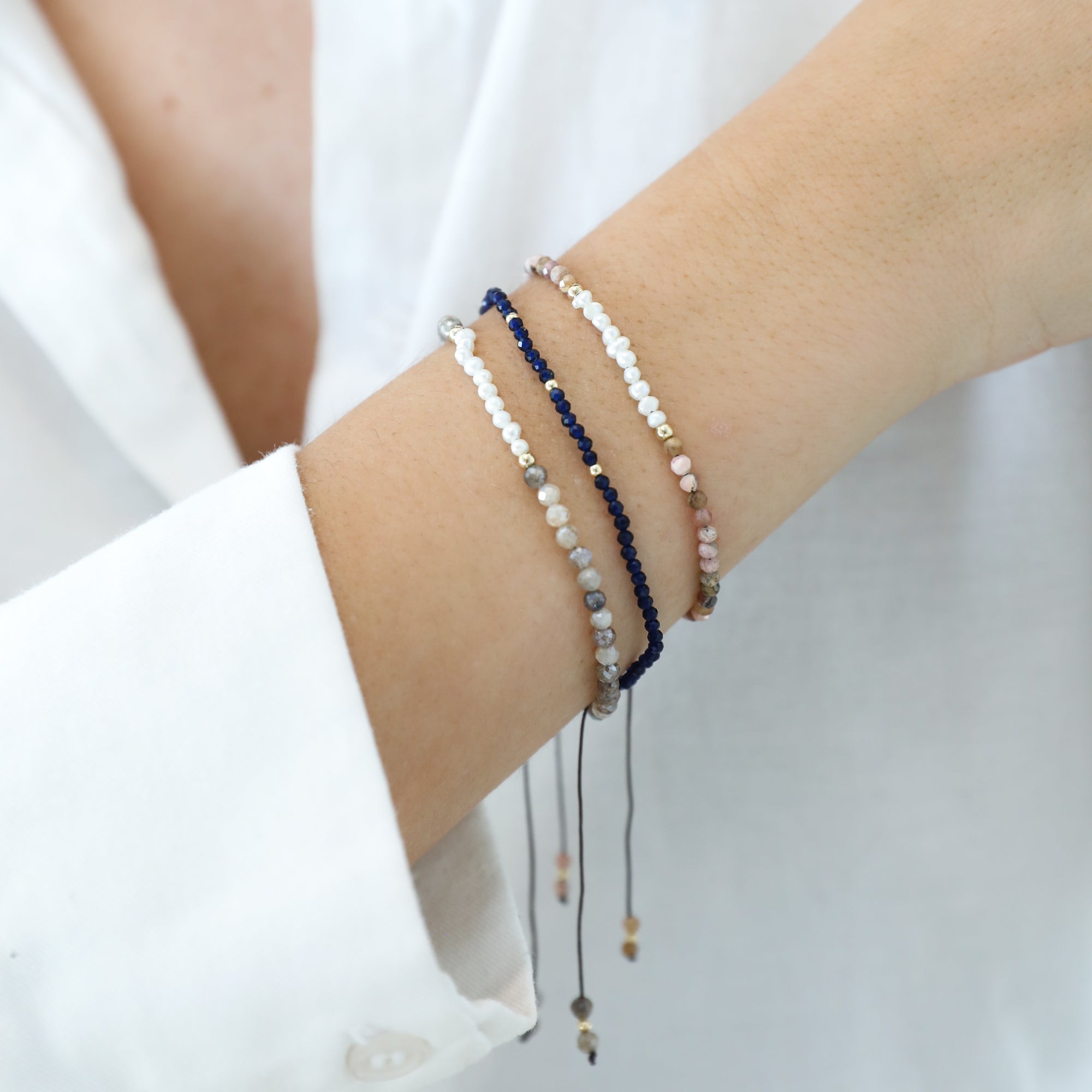 PULSERA DE HILO PIEDRAS NATURALES