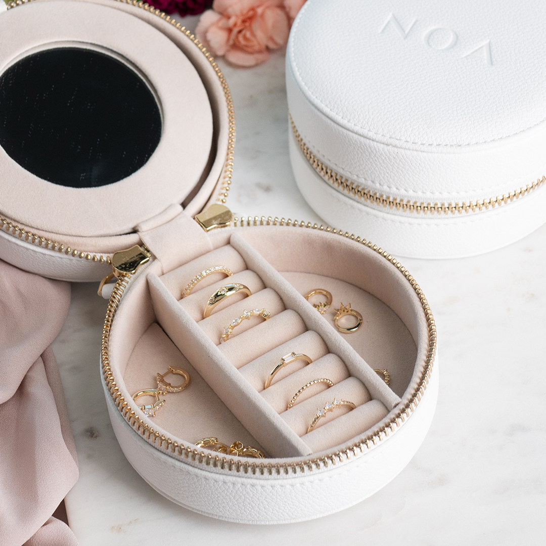 JOYERO REDONDO BLANCO