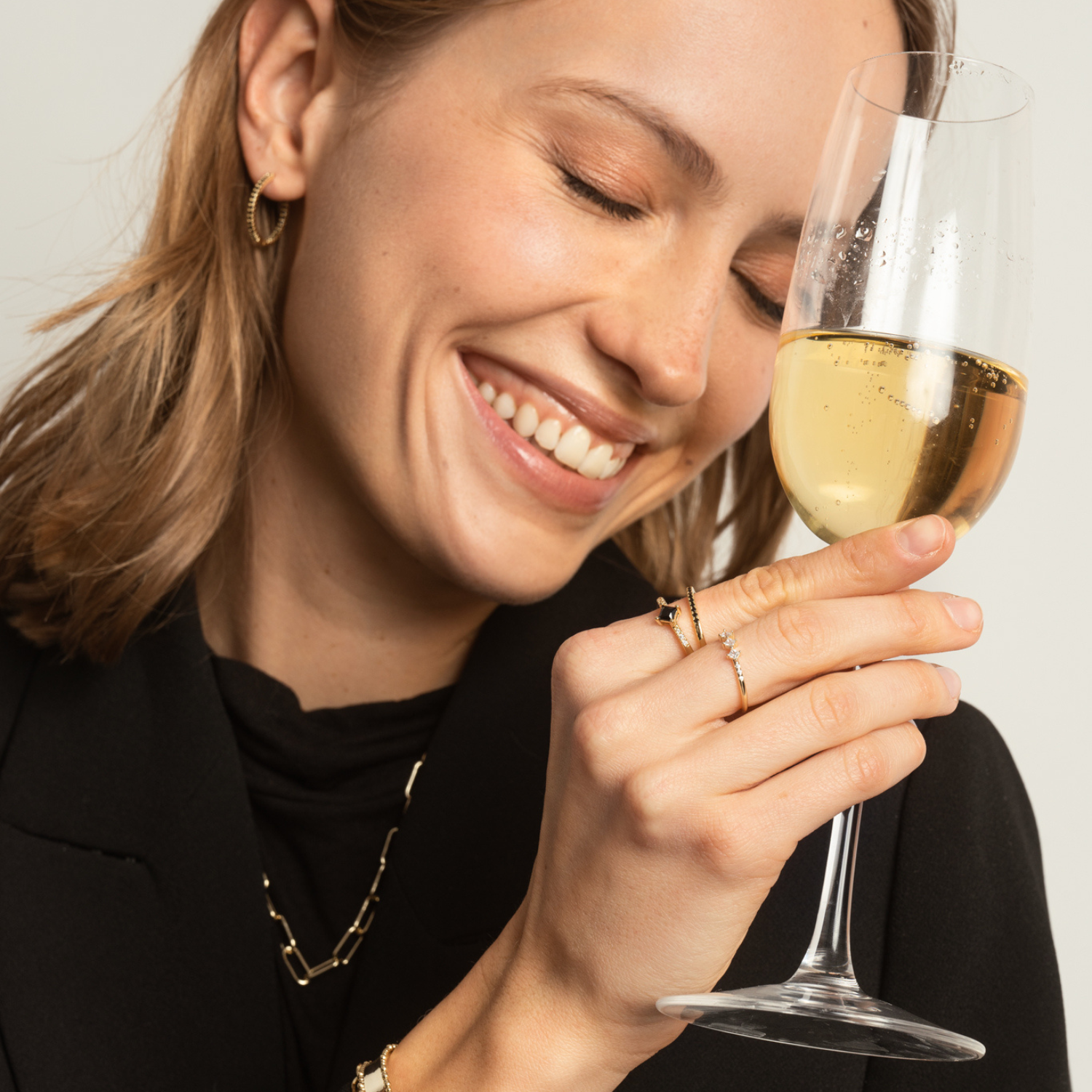 ANILLO BEAM BAÑO DE ORO