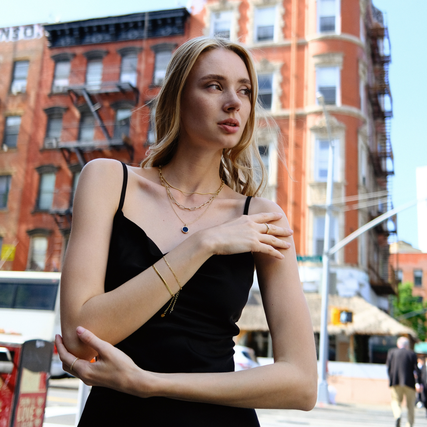 COLLAR NELLY BAÑO DE ORO