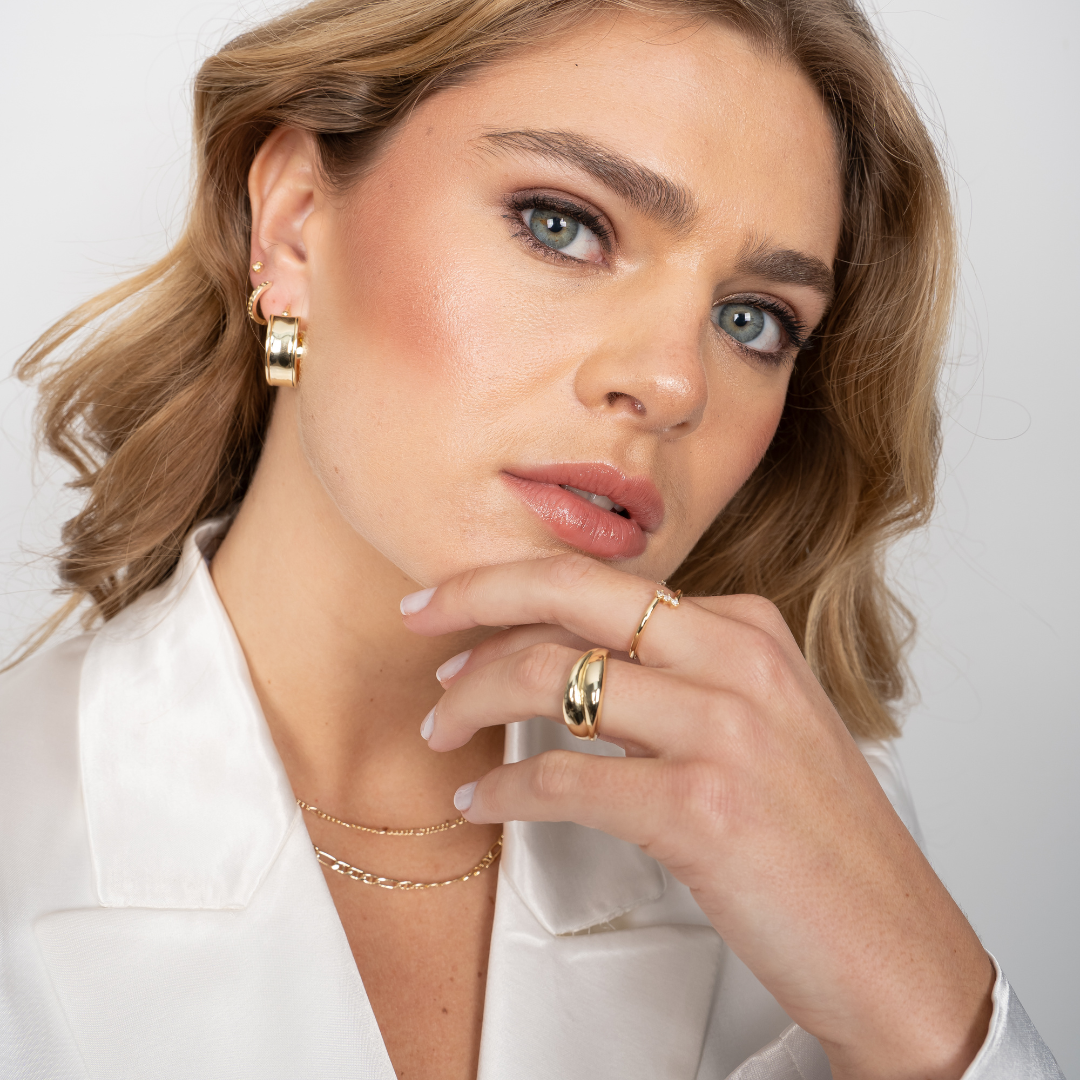 COLLAR DOBLE CADENA BAÑO DE ORO