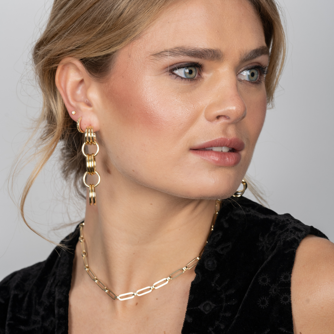 COLLAR GALA BAÑO ORO