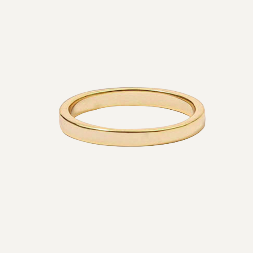 ANILLO BASIC BAÑO DE ORO