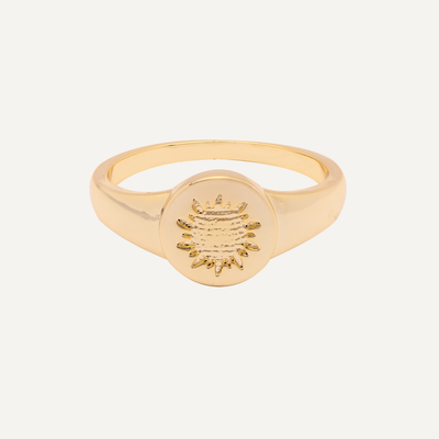 ANILLO QUEEN BAÑO DE ORO