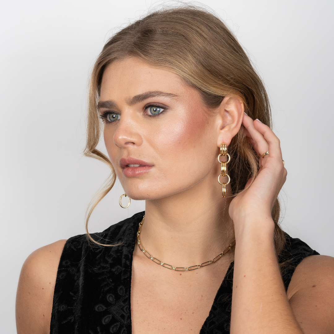 COLLAR GALA BAÑO ORO