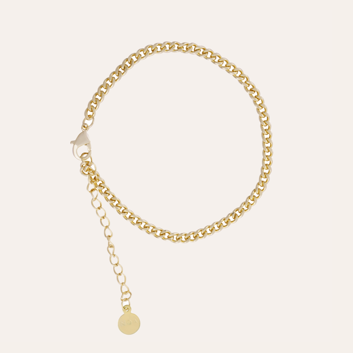 PULSERA DROP BAÑO DE ORO