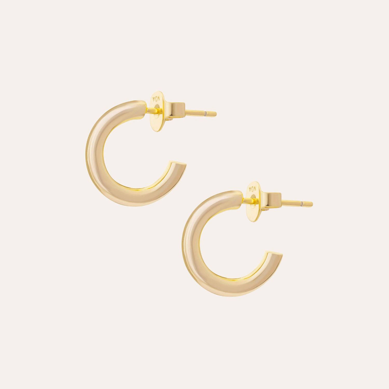 ARGOLLAS KENDALL BAÑO DE ORO 20 MM