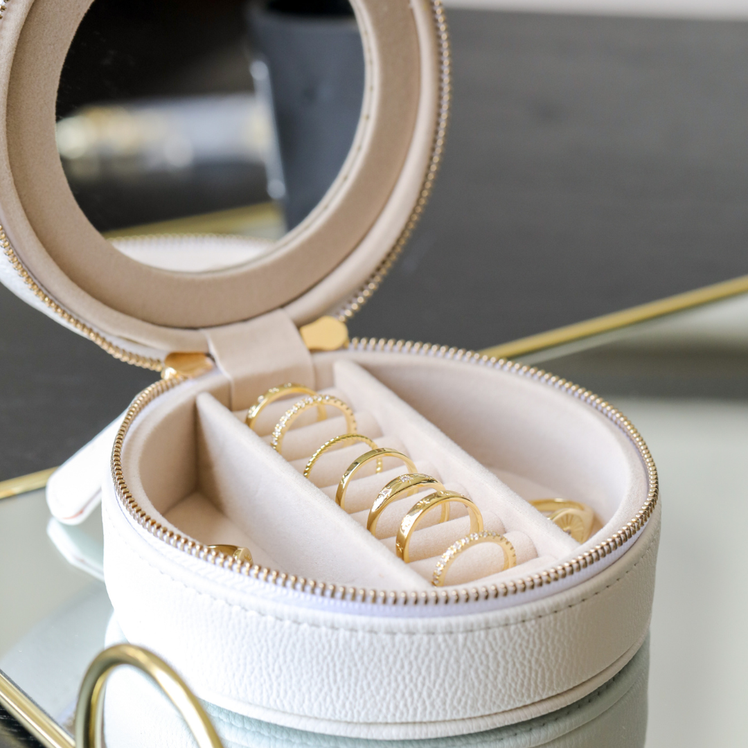 JOYERO REDONDO BLANCO