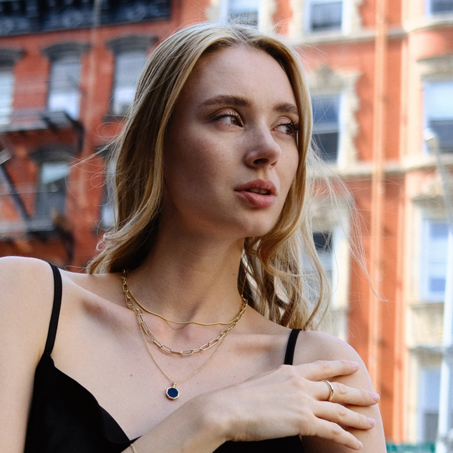 COLLAR MARLA BAÑO DE ORO