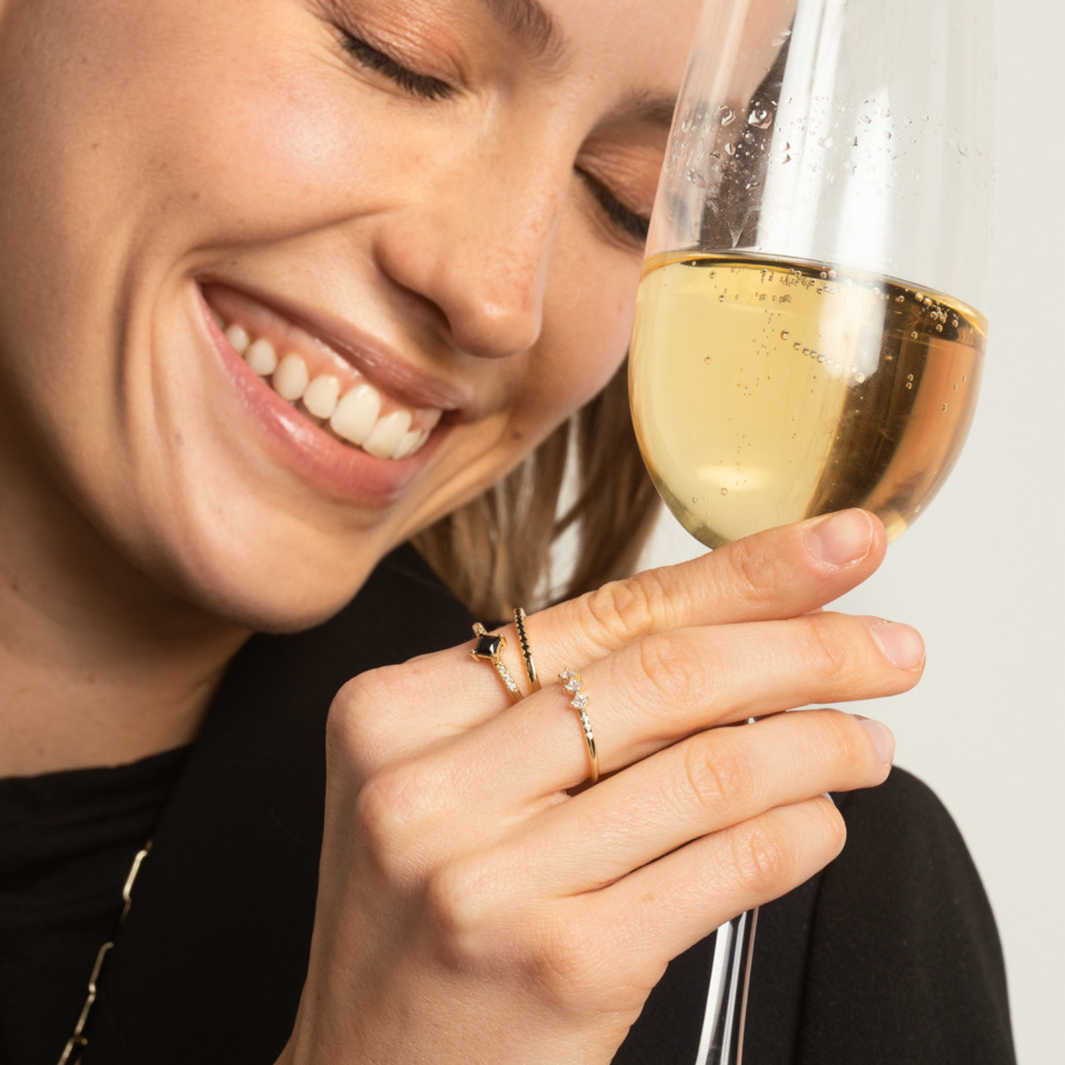 ANILLO BEAM BAÑO DE ORO