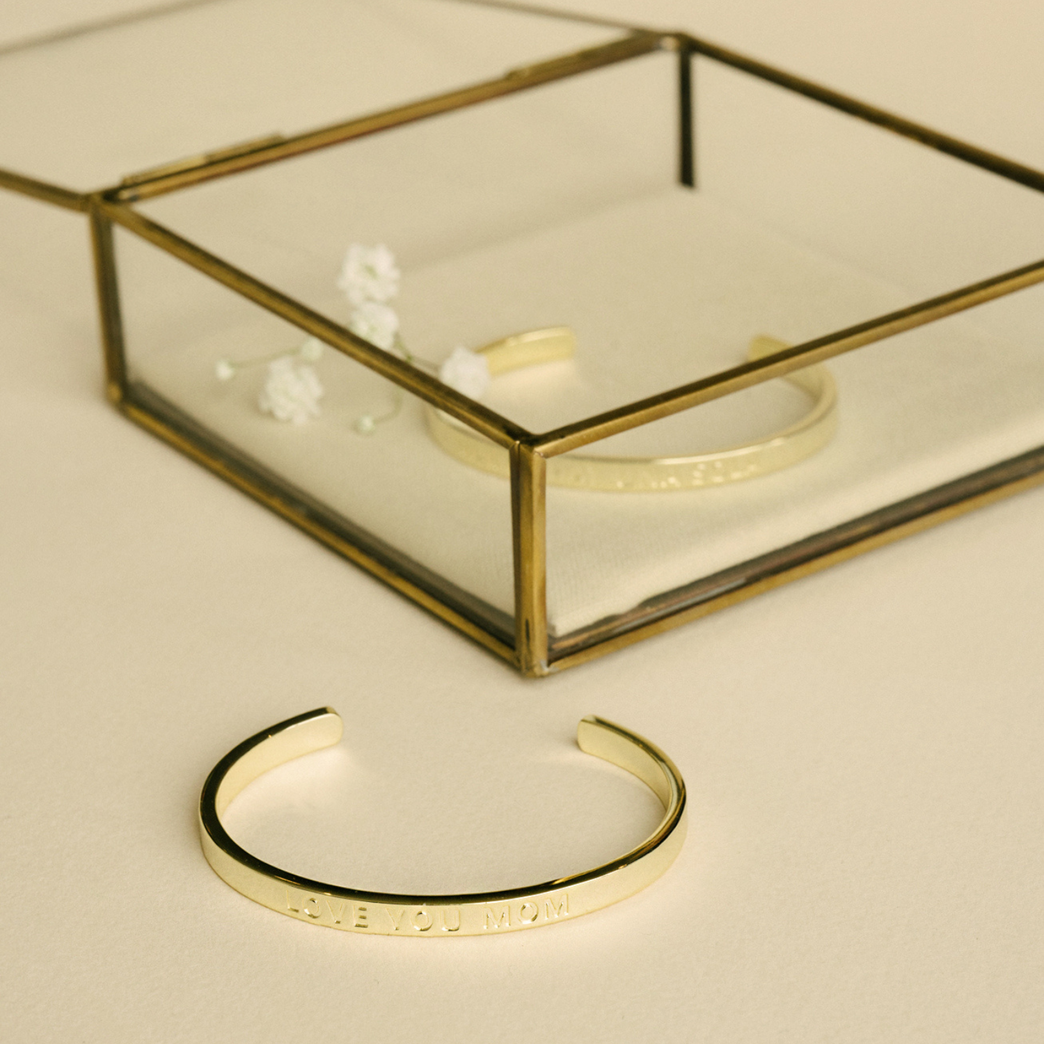 PULSERA ESCLAVA "LOVE YOU MOM"