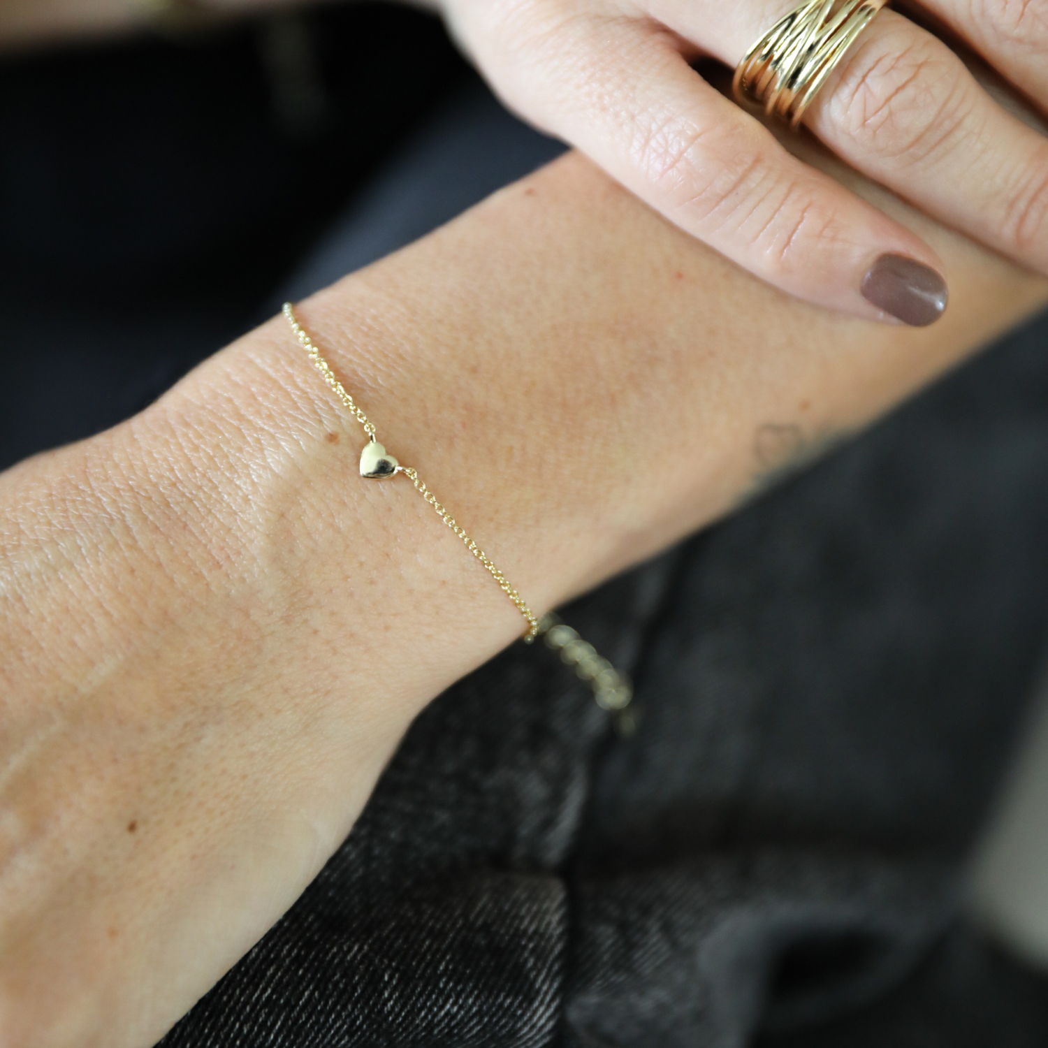 PULSERA LOVE BAÑO DE ORO