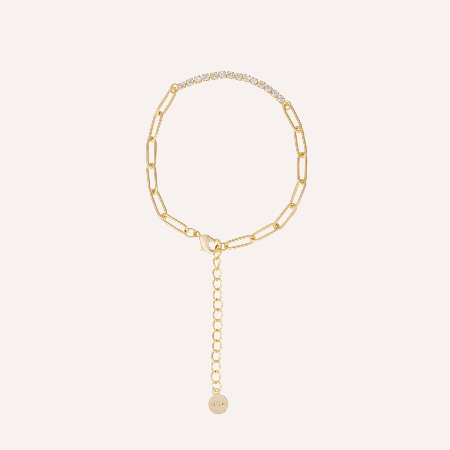 PULSERA HEXÁ BAÑO DE ORO
