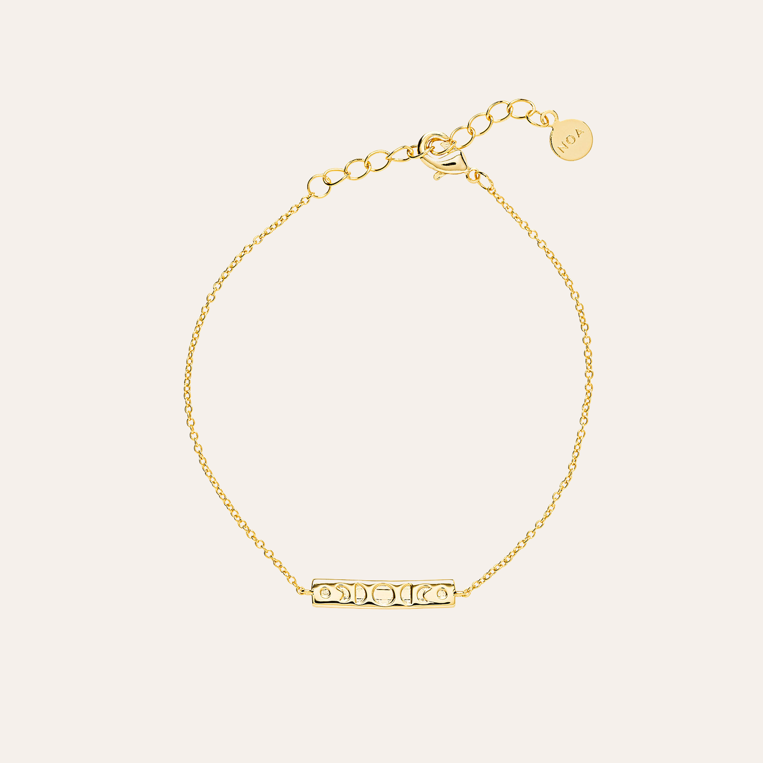 PULSERA CICLO LUNAR BAÑO DE ORO