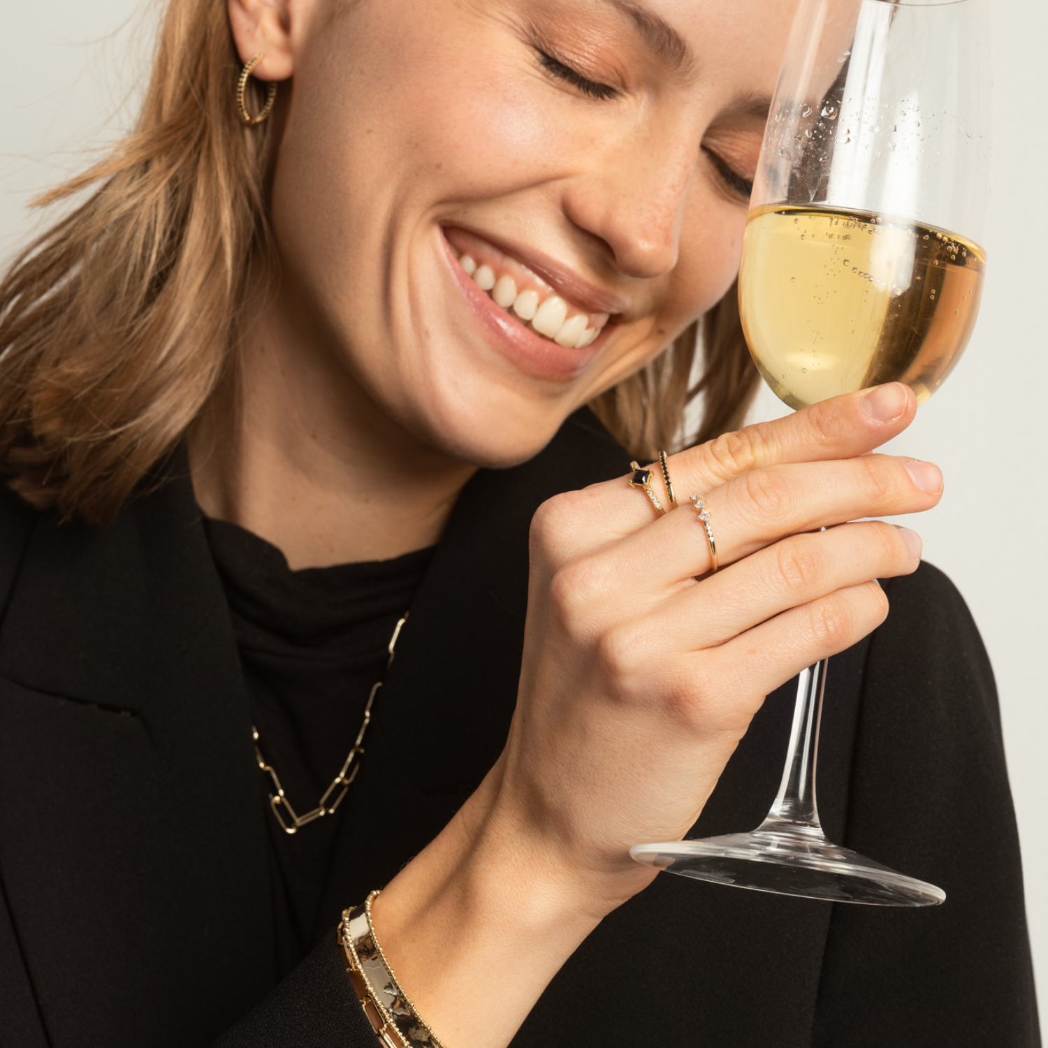 PULSERA AMIZ BAÑO DE ORO