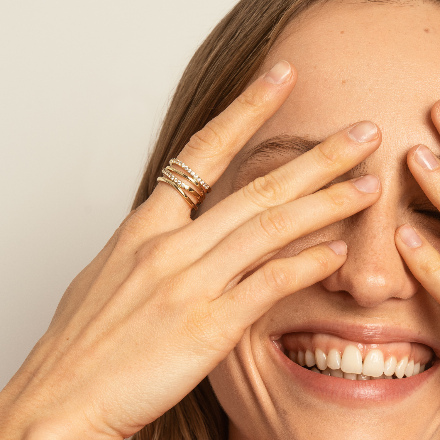 ANILLO WILLOW BAÑO DE ORO