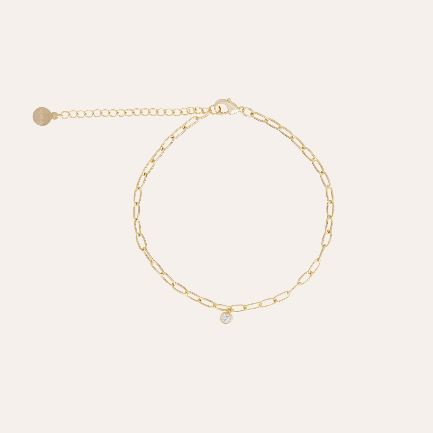 TOBILLERA ADA SHINE BAÑO DE ORO