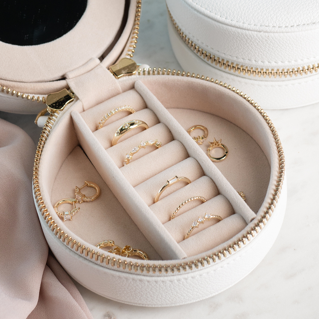 JOYERO REDONDO BLANCO