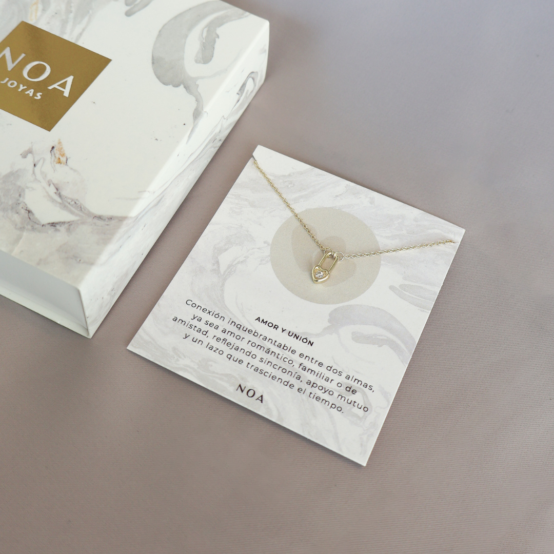 COLLAR LOVELOCK BAÑO DE ORO