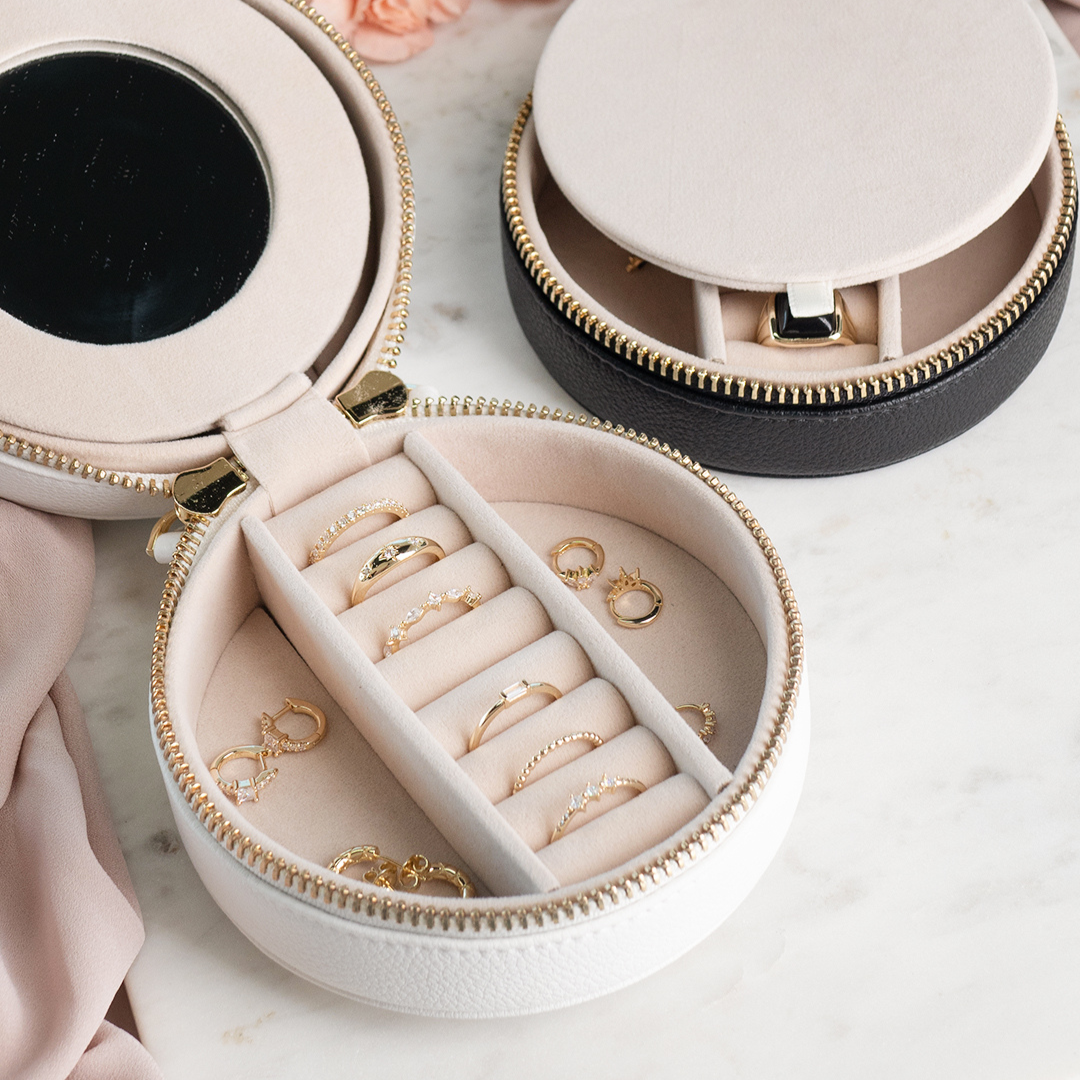 JOYERO REDONDO BLANCO