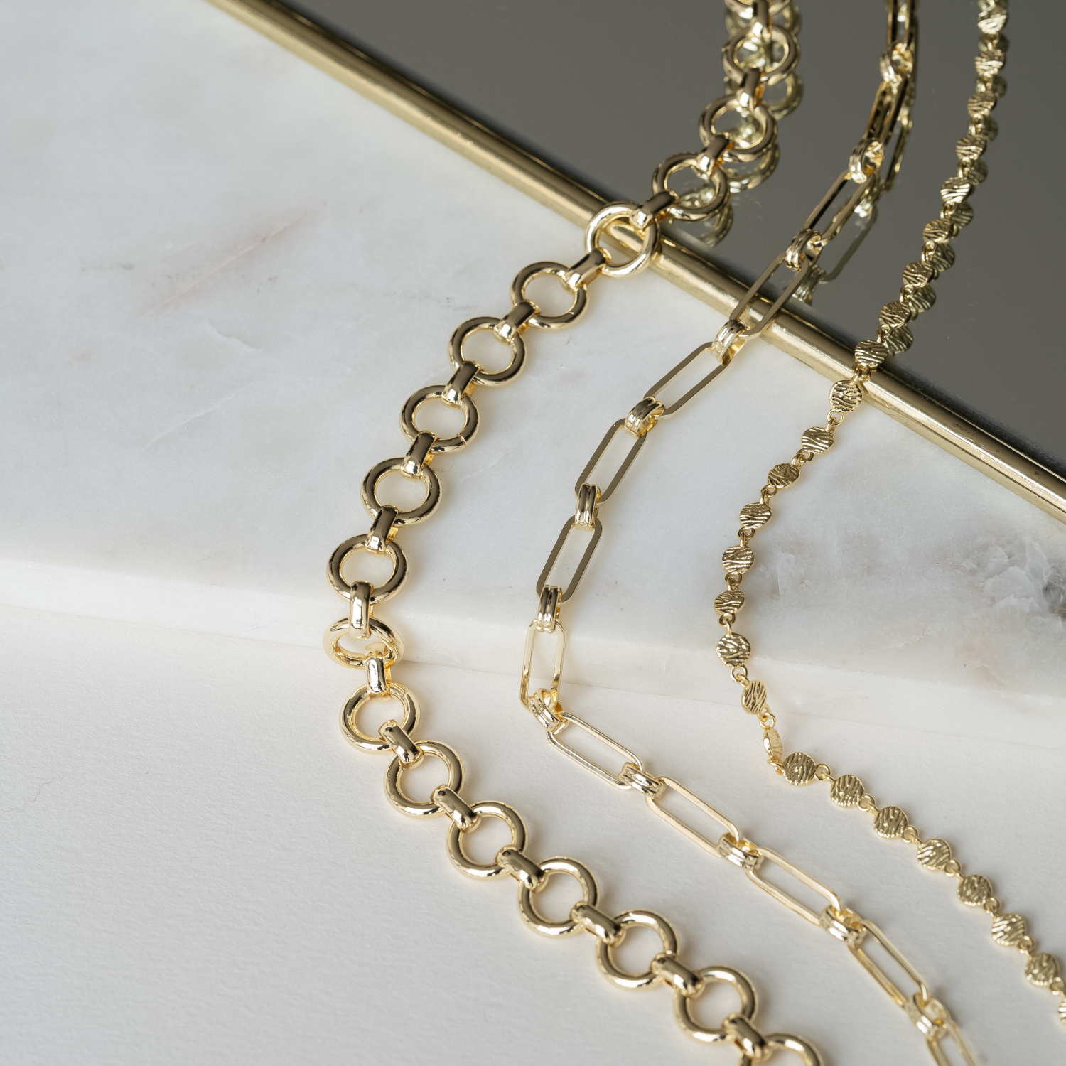 COLLAR GALA BAÑO ORO