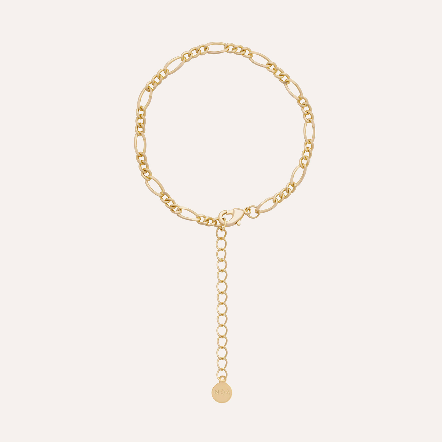 PULSERA CURB BAÑO DE ORO