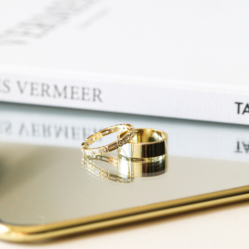 ANILLO LYRA BAÑO DE ORO