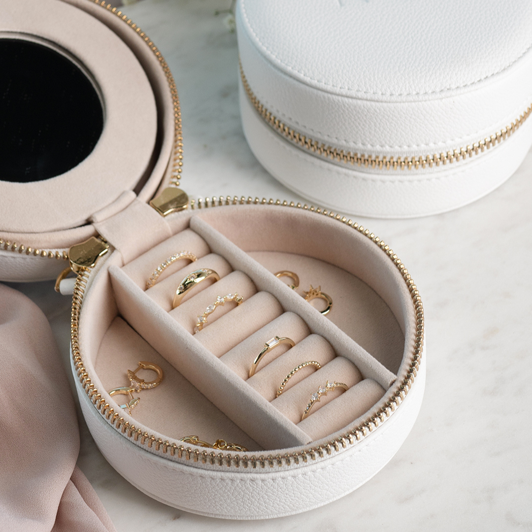 JOYERO REDONDO BLANCO