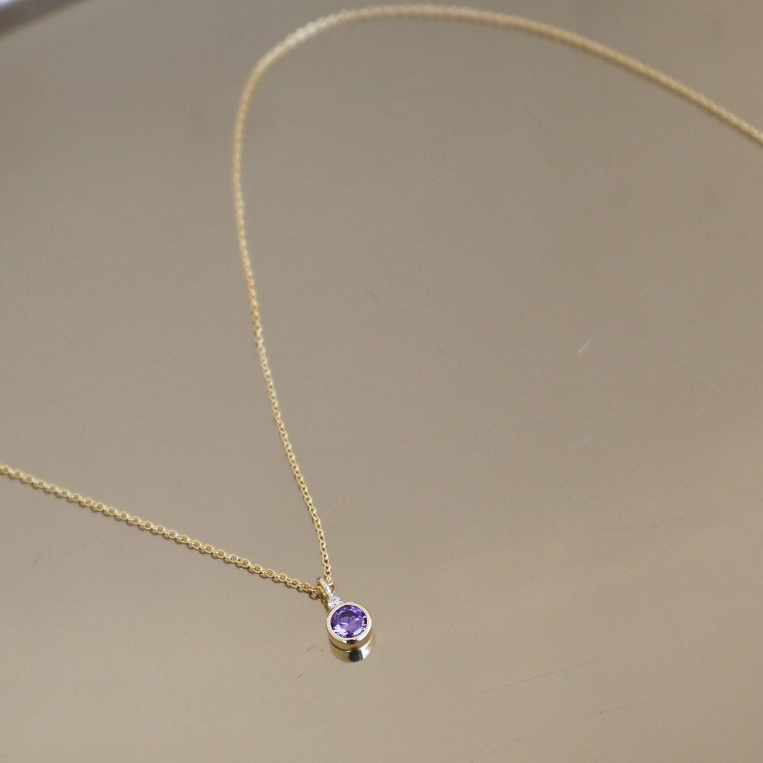 COLLAR AMATISTA MES FEBRERO