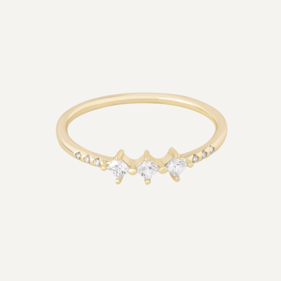 ANILLO BEAM BAÑO DE ORO