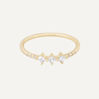 ANILLO BEAM BAÑO DE ORO