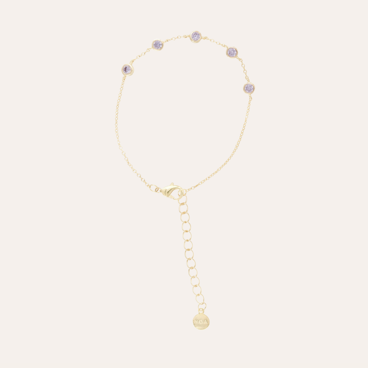 PULSERA AROL BAÑO DE ORO