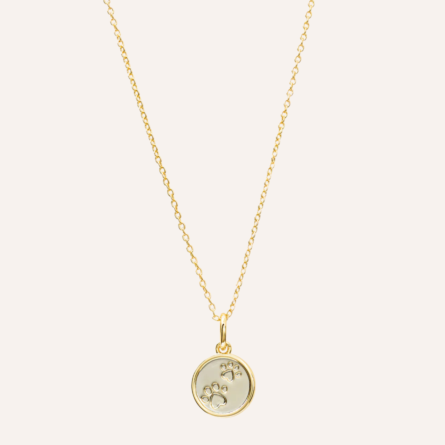 COLLAR SAM BAÑO DE ORO + INICIAL