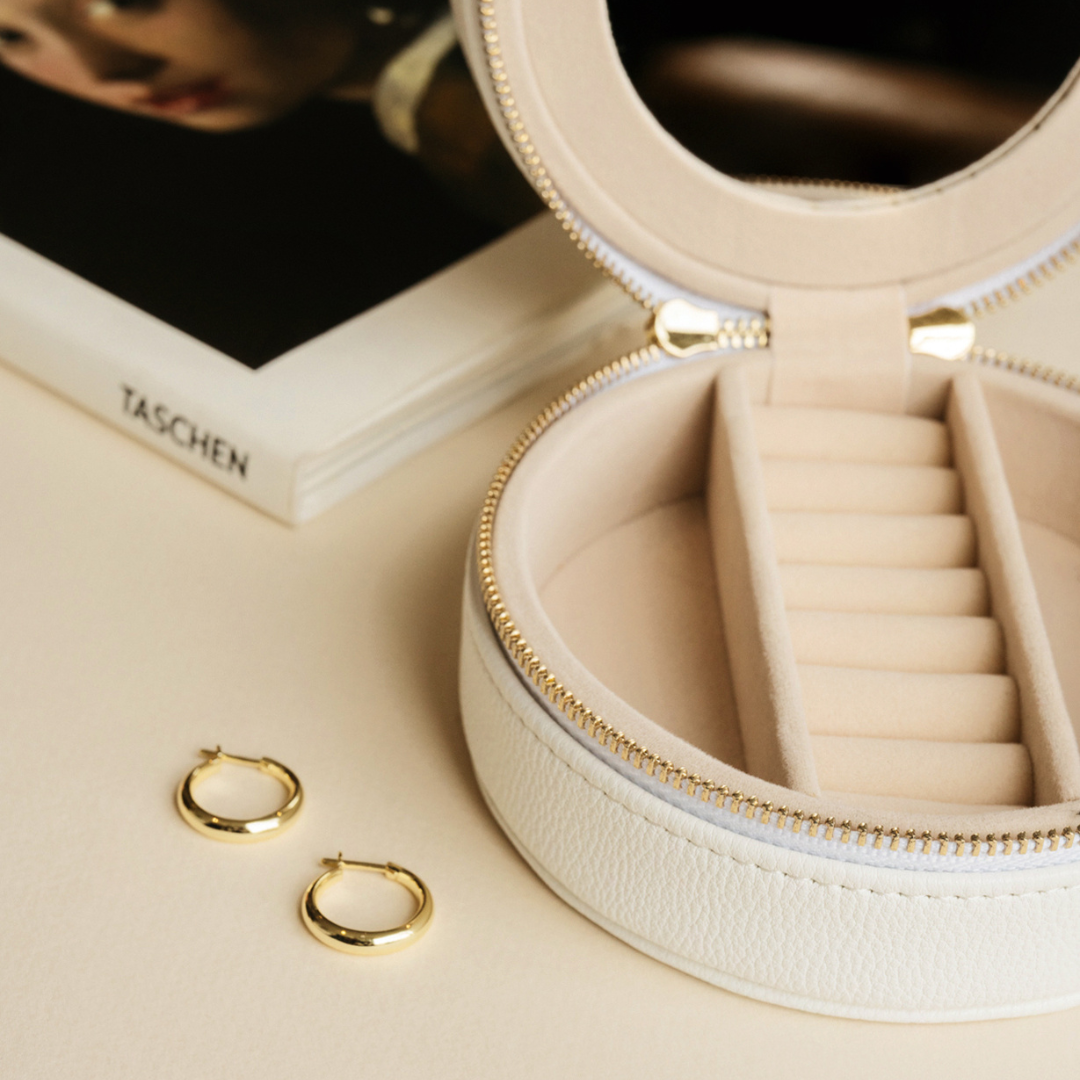 JOYERO REDONDO BLANCO