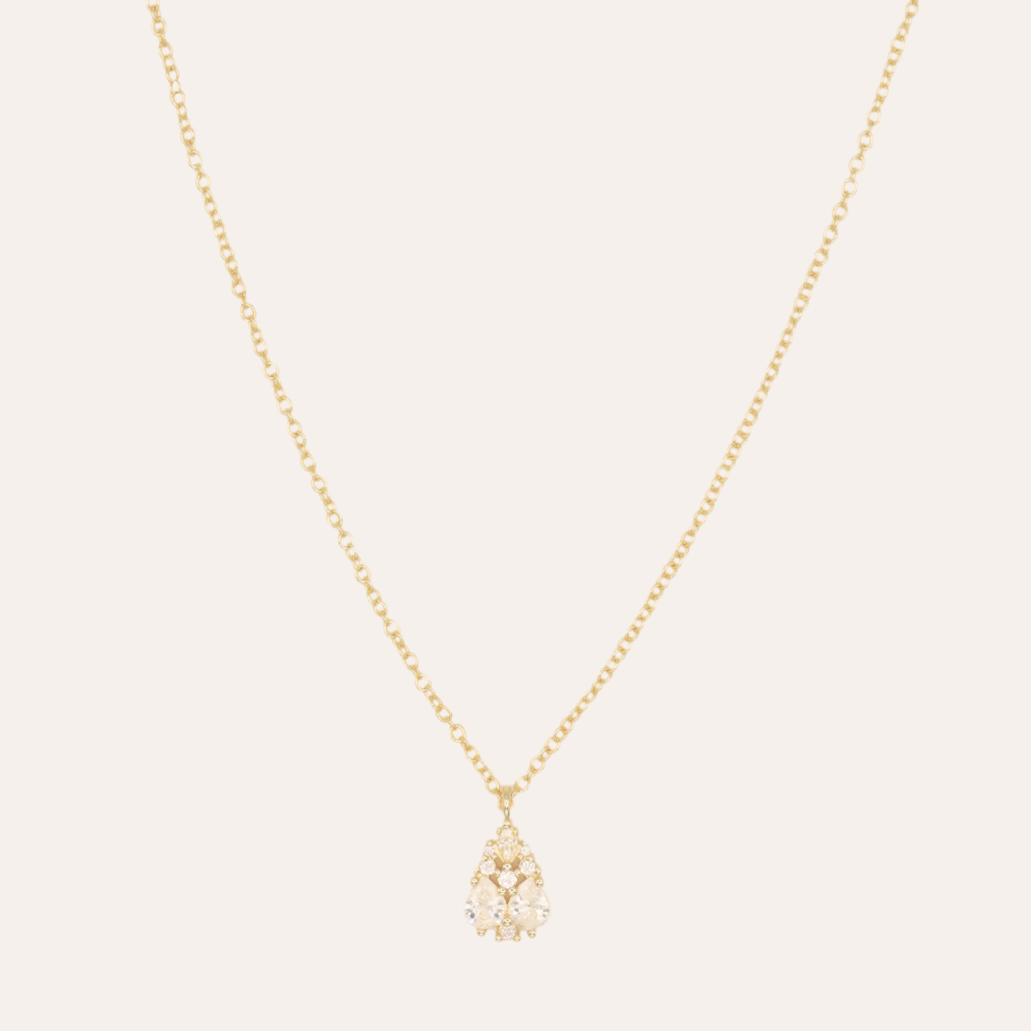 COLLAR GRETA BAÑO DE ORO