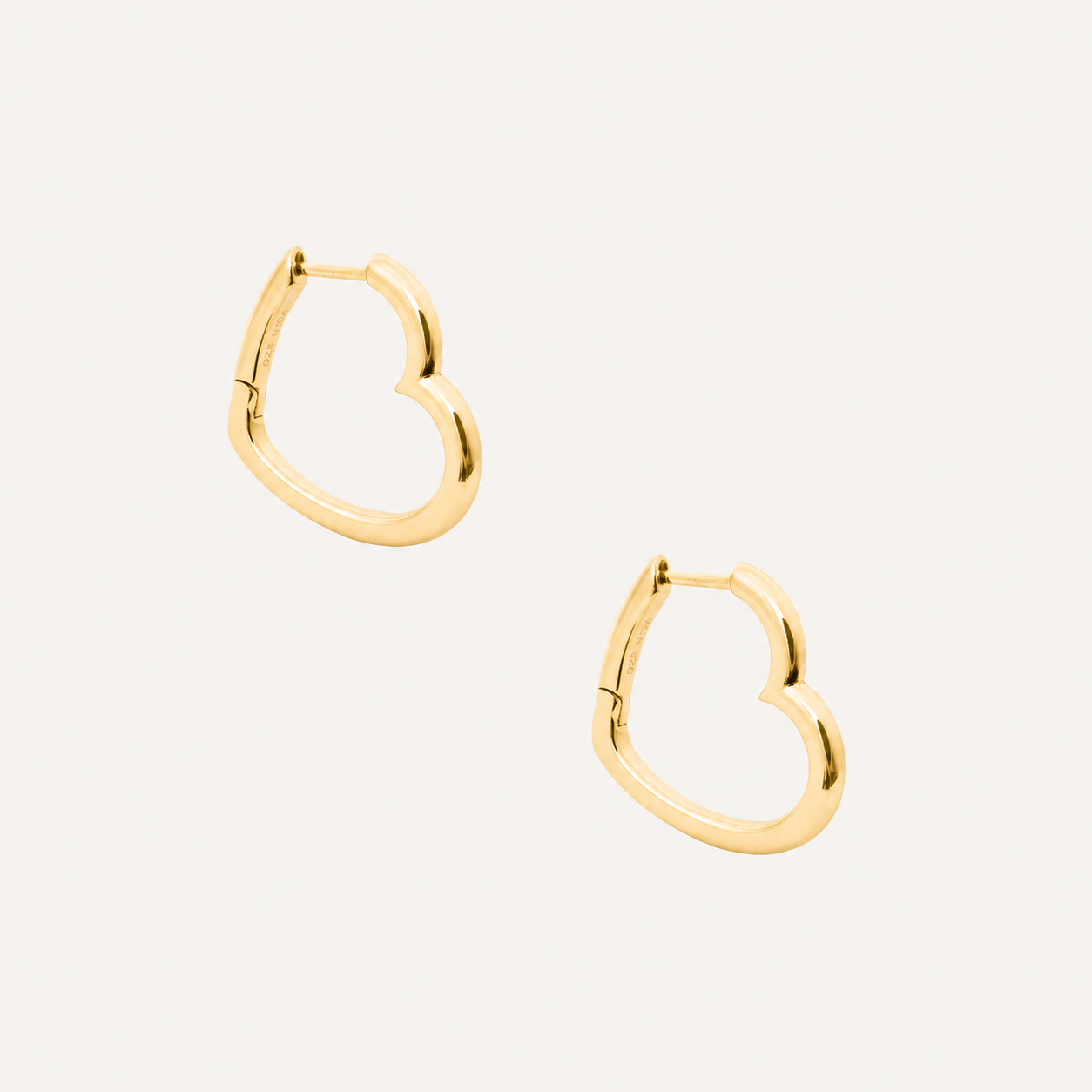AROS MOM HEART BAÑO EN ORO