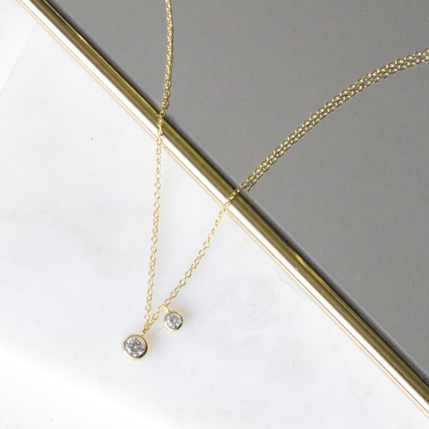 COLLAR MAREA BAÑO DE ORO