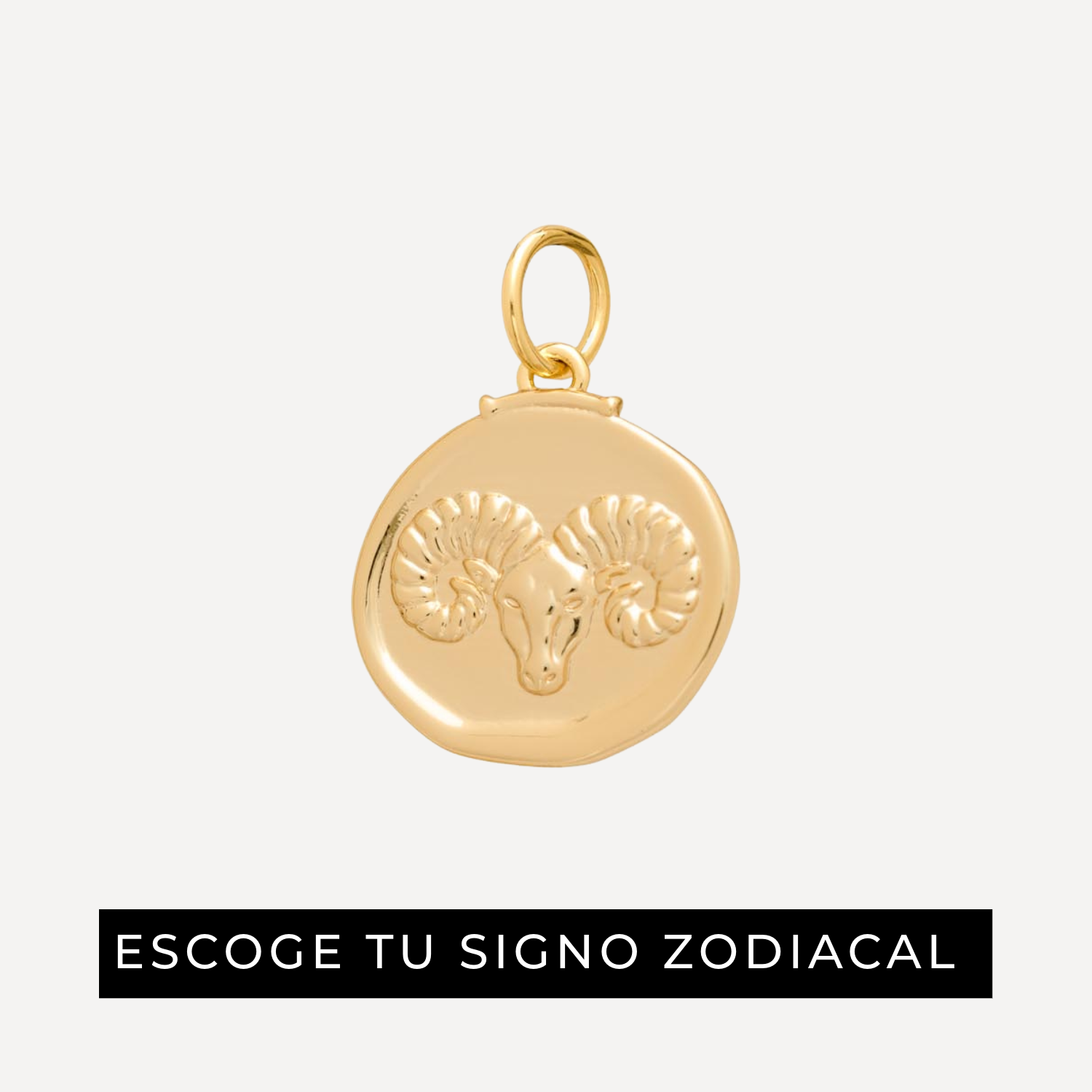 CHARM SIGNO ZODIACAL BAÑO DE ORO