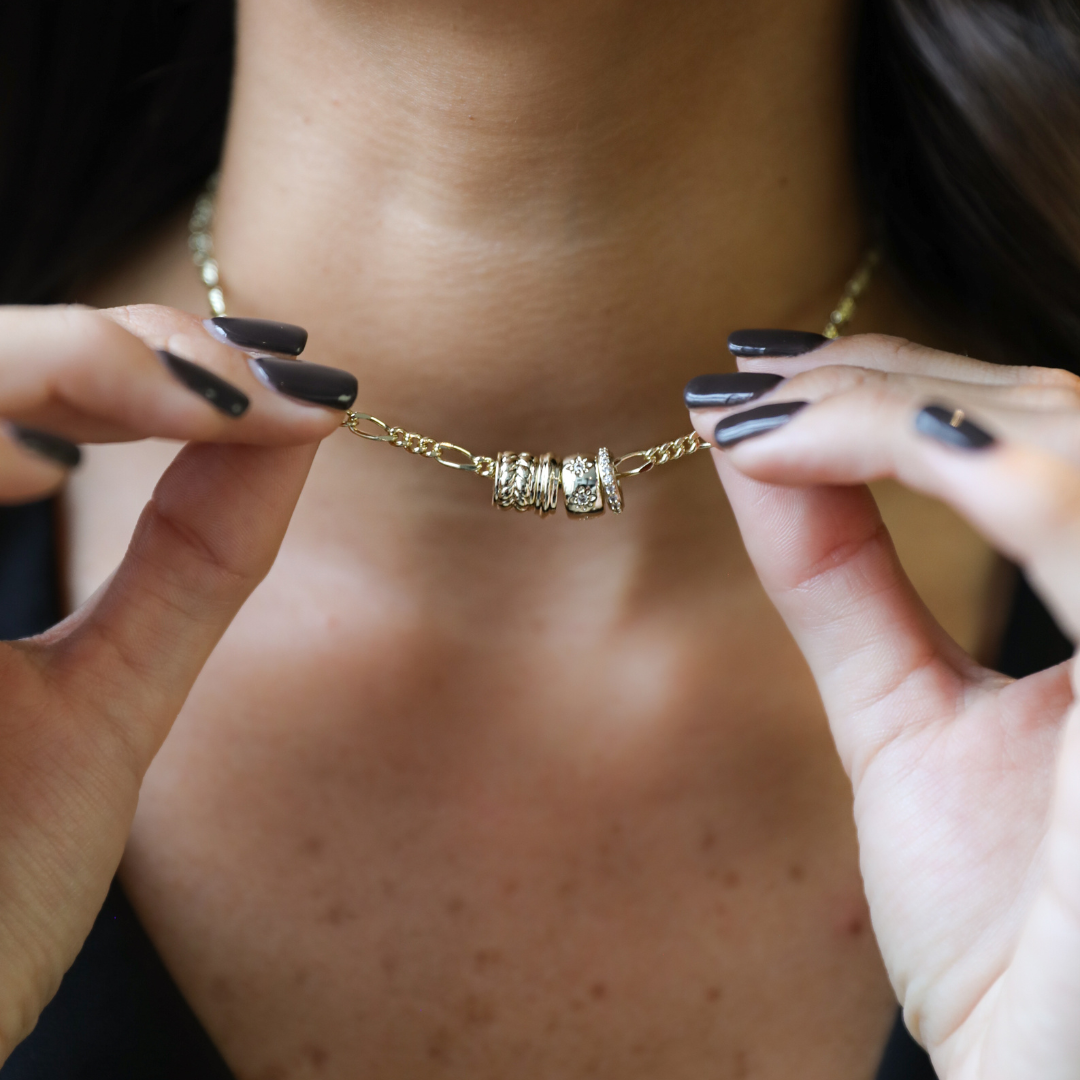 CHARM CHUNKY JAZMÍN PLATA